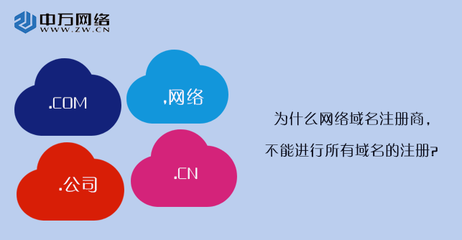 為什么網絡域名注冊商不能進行所有域名的注冊？
